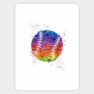 Baseball Ball Watercolor Sports Gifts Sticker